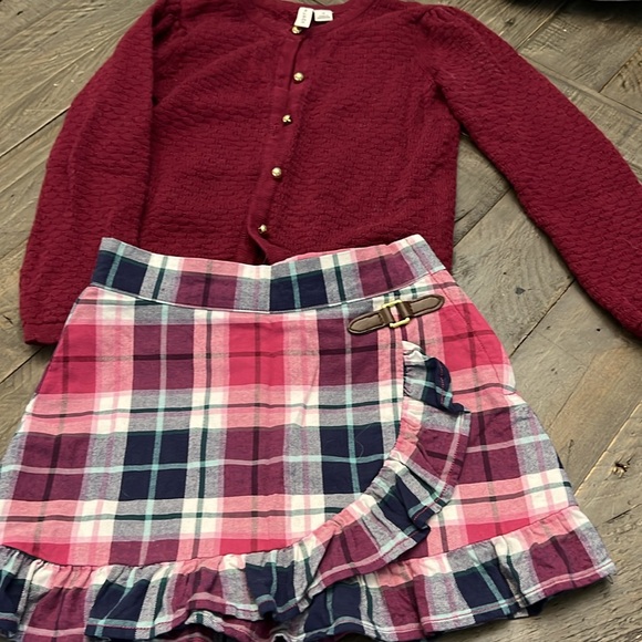 Janie and Jack skirt and sweater size 4 - Picture 5 of 6